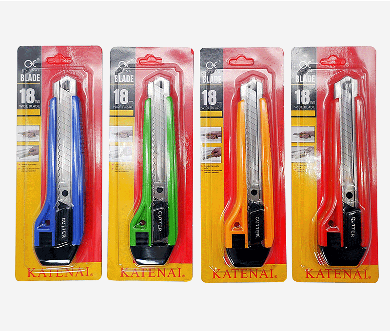 Colorful large stainless steel paper cutter, industrial wallpaper cutter, express box opener, plastic tool, multi-functional utility knife pic 14