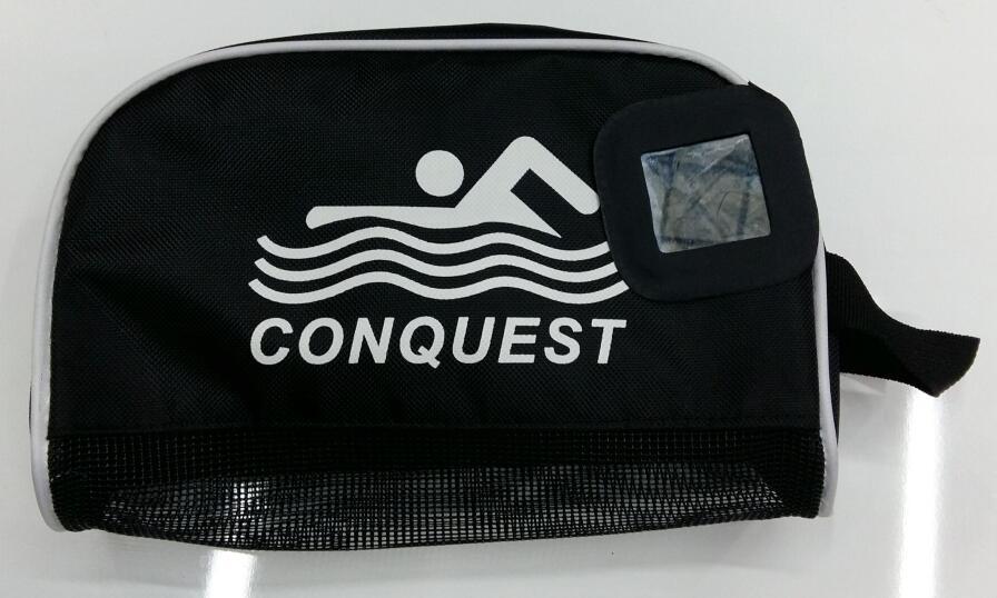 厂家直供游泳收纳包 休闲洗漱包 内有小镜双层游泳包详情1