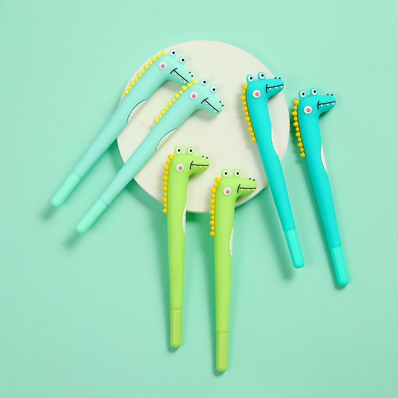Dinosaur crocodile fun gel pen for students, simple, artistic, cute and creative, popular Korean version custom factory direct sales pic 5