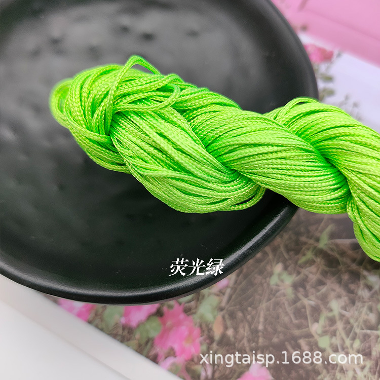 diy jewelry thread AB, Taiwan jade thread, colorful jewelry, nylon thread, jade bracelet, braided rope, 1mm jade thread wholesale pic 26