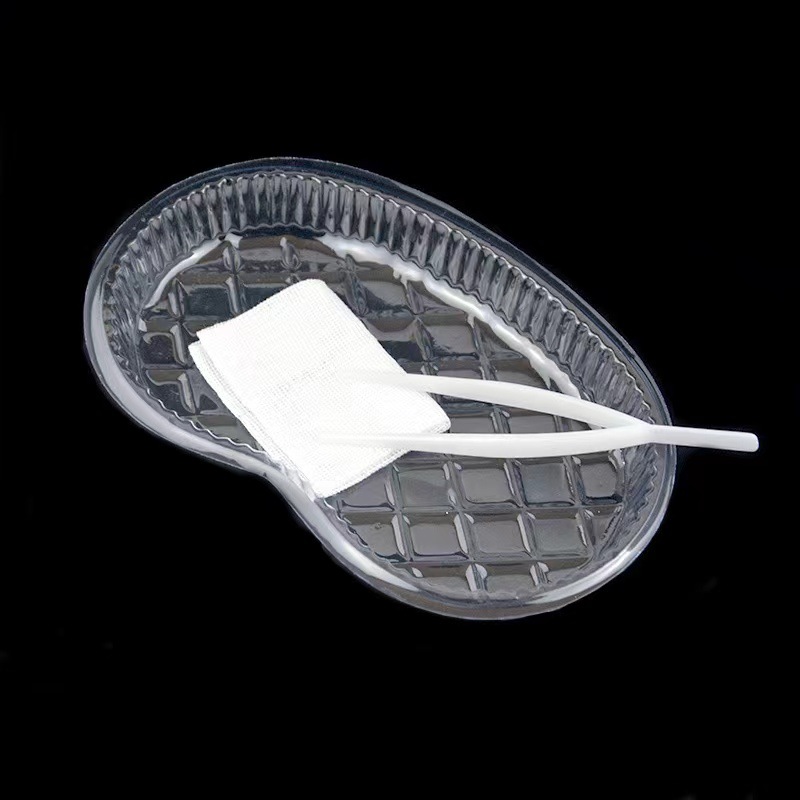 Disposable medicine change box, medicine change bowl, square waist-shaped tray, hospital dental plastic bay tray, waist-shaped spare leather bag tray pic 3