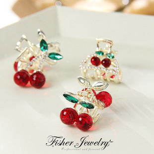 新款跨境水钻合金发夹碎发刘海夹一字夹少女小清新侧边发卡发饰详情8