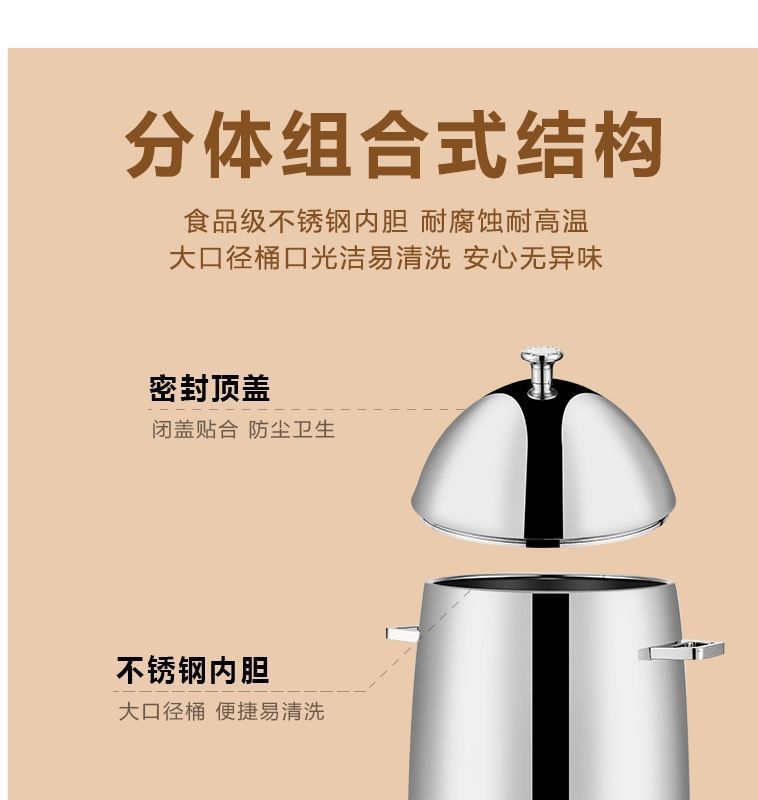自助餐牛奶鼎不锈钢咖啡鼎酒店果汁鼎商用透明保温豆浆桶饮料机详情9