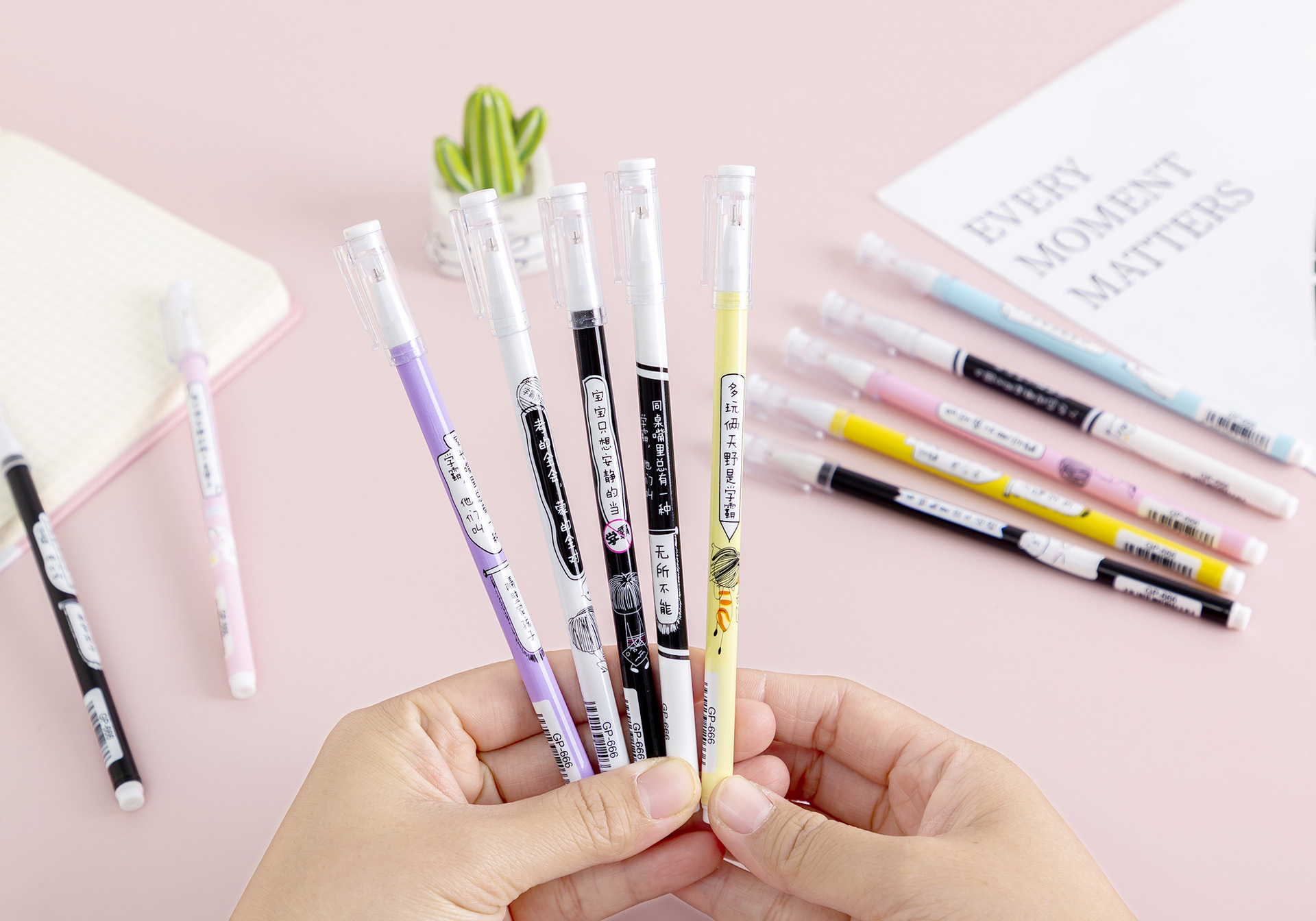 Outstanding students with creative academic performance, popular words, personalized gel pen, black 0.5, social worker, creative stationery, gel pen wholesale and customization pic 10