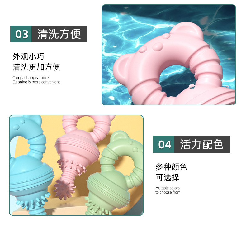 热卖卡通奶嘴狗狗磨牙棒TPR宠物玩具洁齿耐咬互动解闷训练狗神器详情19