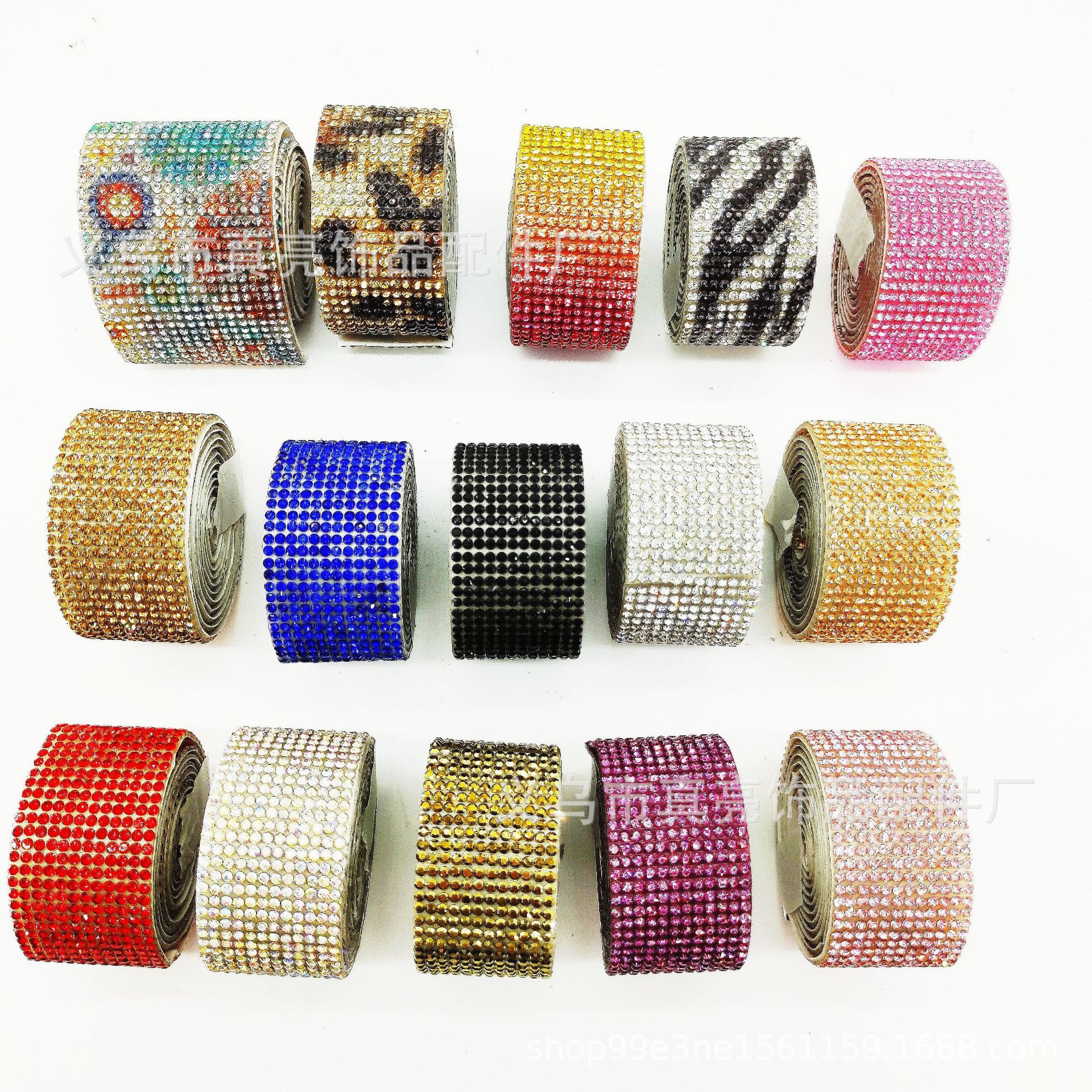 Cross-border bestsellers: Decorative diamond stickers, diamond strips, water diamond stickers, row diamonds, self-adhesive diamonds, diamond pieces, water diamond stickers pic 4