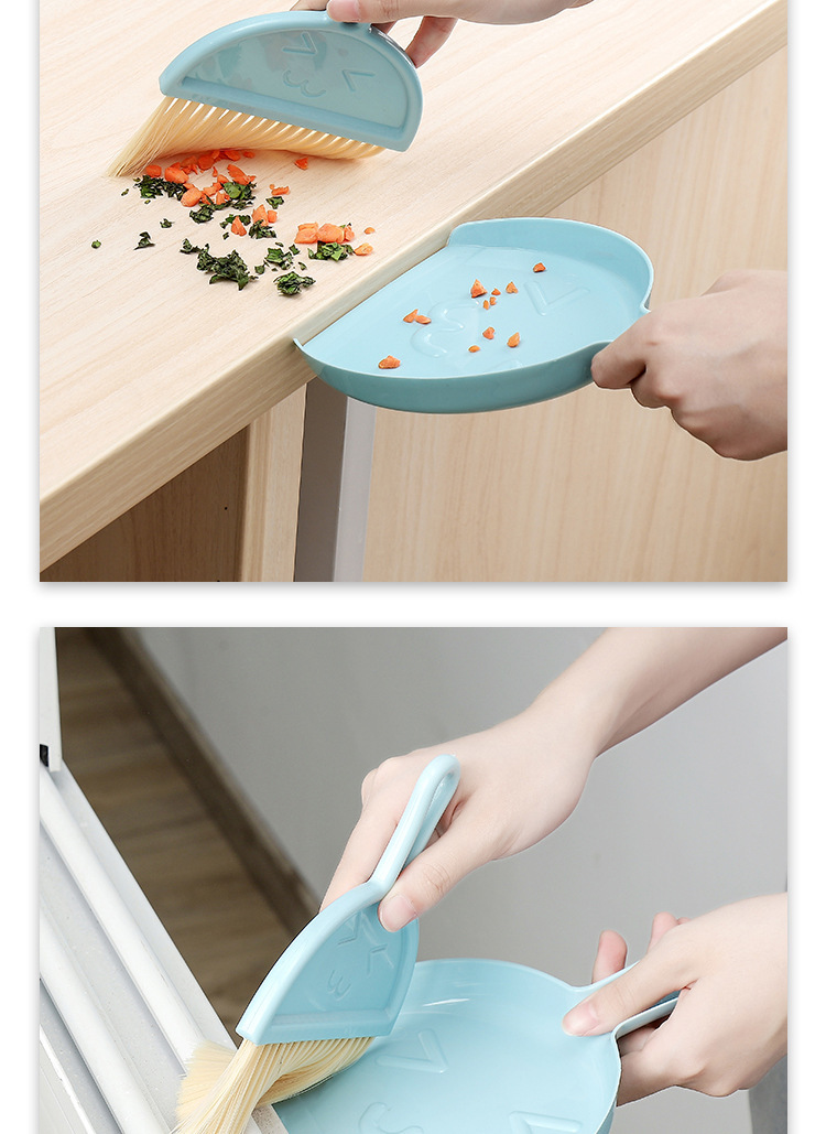 创意家用迷你簸箕扫帚扫儿童扫帚组合扫头发扫灰桌面扫清洁神器详情4