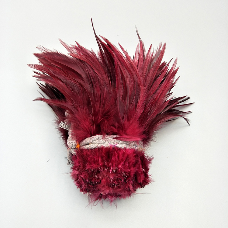 Hunan origin: 5-6-inch colorful chicken feathers, cat toys, dream catchers, hat flower accessories, DIY feathers pic 32