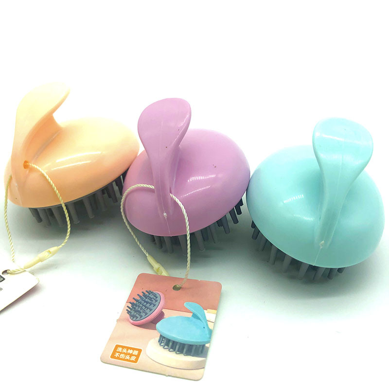 Silicone hair washing comb, scalp massage comb, head cleaning, hair combing comb, hair anti-itch scratching device pic 3