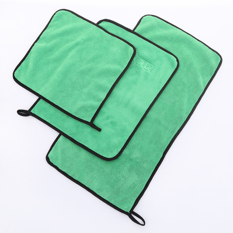 Double-sided car cleaning cloth, cleaning towel, thickened large car wash, traceless absorbent coral velvet, microfiber gift 1 pic 12