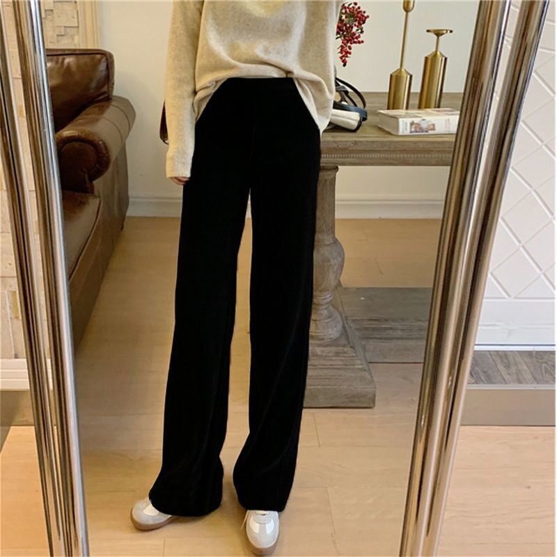 Chenille pantalón de deporte mujer slim 2023 nuevo primavera verano holgada casual pantalones de baño bundles pies harun pana cordura pic 26