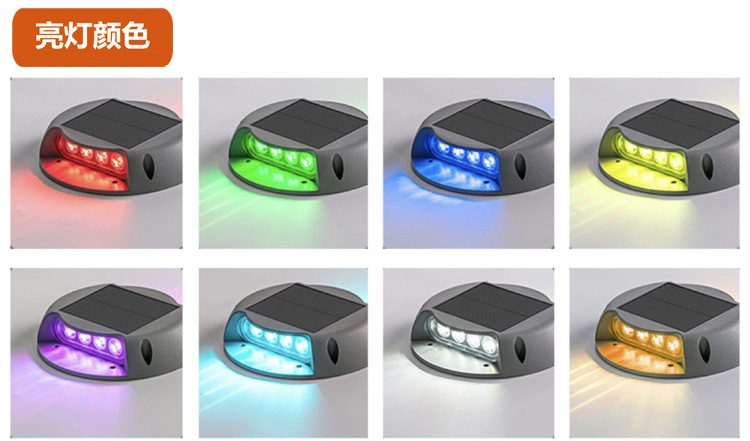 Hot-selling cross-border solar walkway lights, courtyard landscape lights, deck lights, boardwalk lights, garden lawn lights pic 5