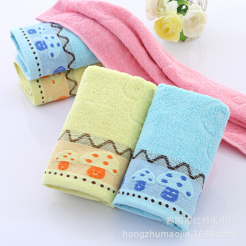 Factory wholesale pure cotton thickened checkered towels, absorbent household daily face towels, gift customization logo pic 52
