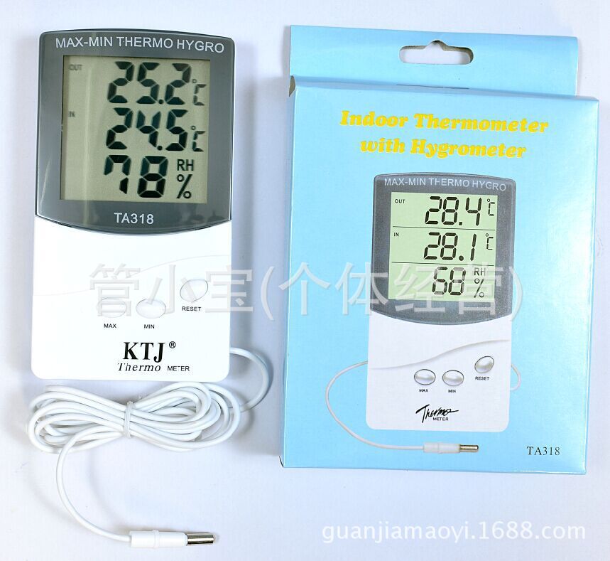 Supply TA318 indoor and outdoor thermometers, electronic temperature and humidity meters, and large-screen temperature and humidity meters pic 9