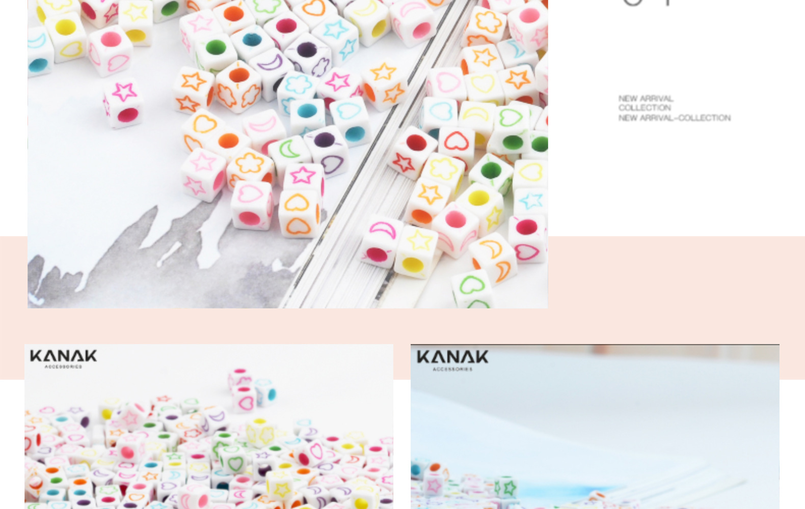 压克力字母珠DIY儿童串珠方块饰品配件散珠方形珠手钥匙链辅料详情15