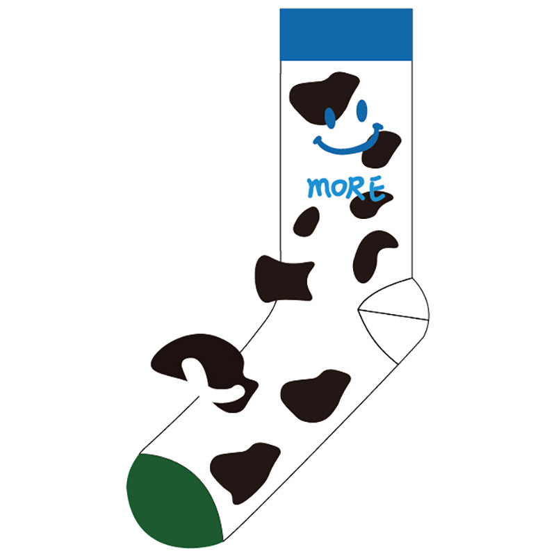 23年新款 春夏流行棋盘格精梳棉中筒女袜潮袜详情10