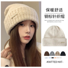 Japanese-style sweet and cute bear hat, winter Korean-style face-enhancing small knitted hat, thickened warm ear-protecting woolen hat for women pic 5