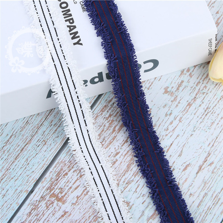 Straight supply 2.5CM flew edge korea estilo étnico cordón visera con escote DIY ropa accesorios fabricantes de correas al por mayor pic 10