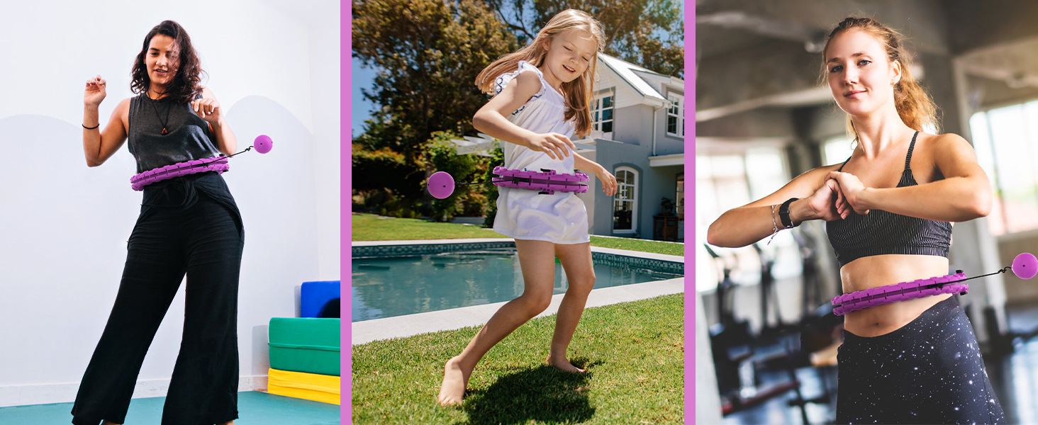 厂家跨境全球智能拆卸呼啦圈健身呼啦圈女士专用减腹部呼啦圈详情9