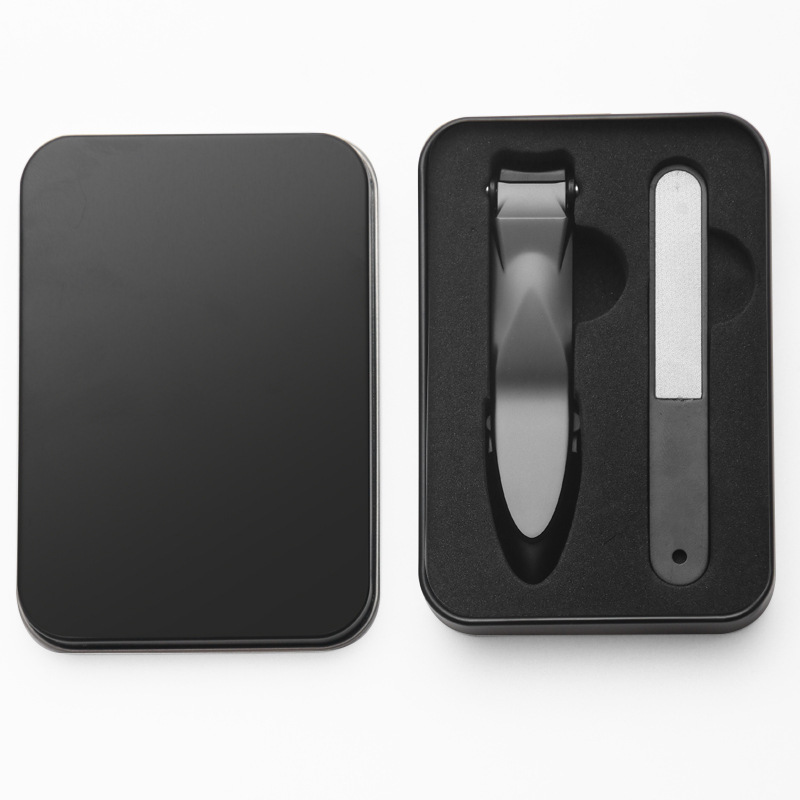 工厂鼻毛尖剪圆头修鼻毛小剪刀美妆工具黑色眉毛剪A剪现货批发详情6