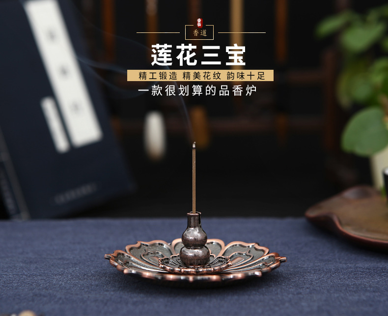 Lotus incense stick, gourd incense stick, sandalwood incense stick, incense stick, lotus incense stick, incense stick, incense support, incense burner, incense stand, decorative item pic 1