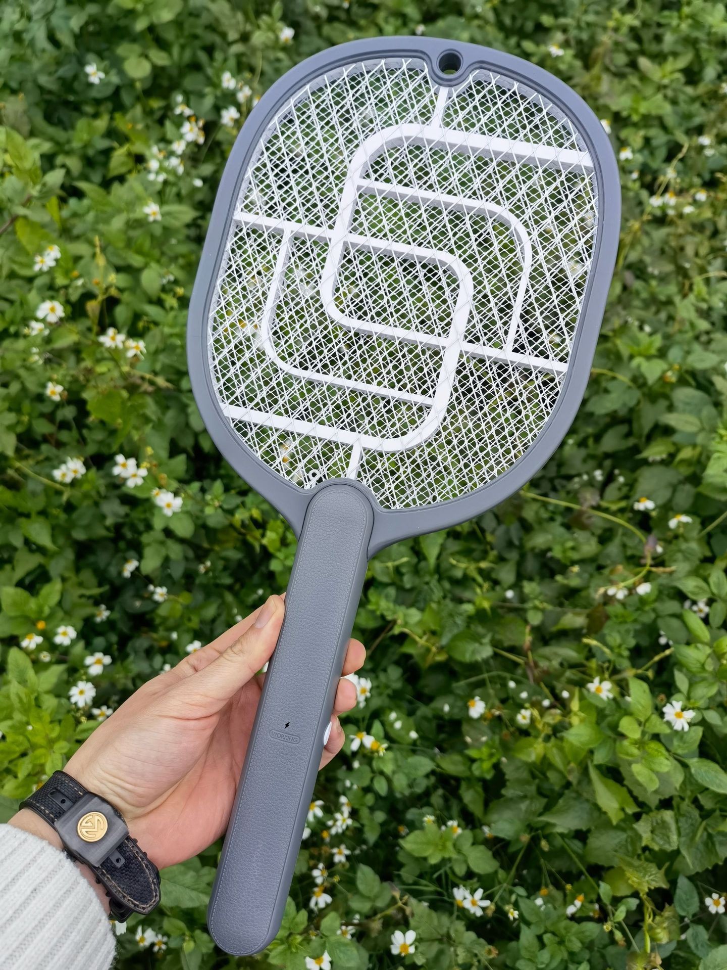 2022 Creative Folding Mosquito Swatter 2-in-1 Purple Light USB Charging Mosquito Killer, Indoor and Outdoor Silent Mosquito Swatter pic 64