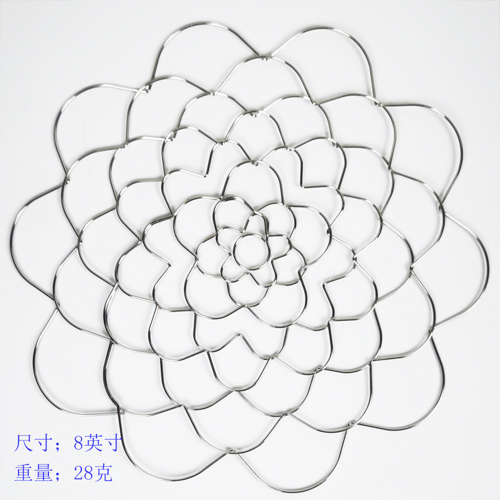 跨境金属铁艺不锈钢插花辅助器工艺品家居花朵插花辅助器软装饰详情10