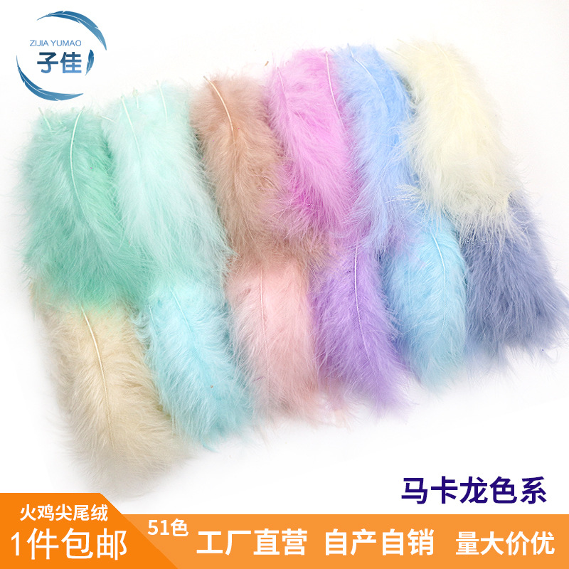 厂家现货鸵鸟毛30-35cm彩色羽毛婚礼装饰插花舞台服装婚庆指引详情3