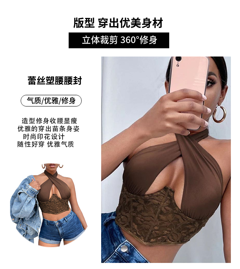 女士腰封外搭外穿黑色背带束腰性感背心装饰潮流朋克风吊带配衣服详情20