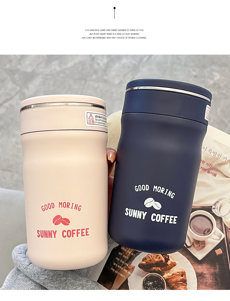 时尚不锈钢咖啡杯保温杯高颜值水杯2023新品咖啡杯情侣水杯定 制详情35