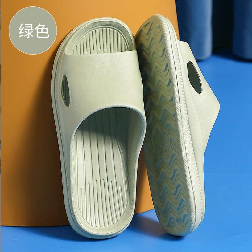 Summer home anti-slip bathroom slippers eva anti-odor indoor couple cooling slippers women wholesale pic 3
