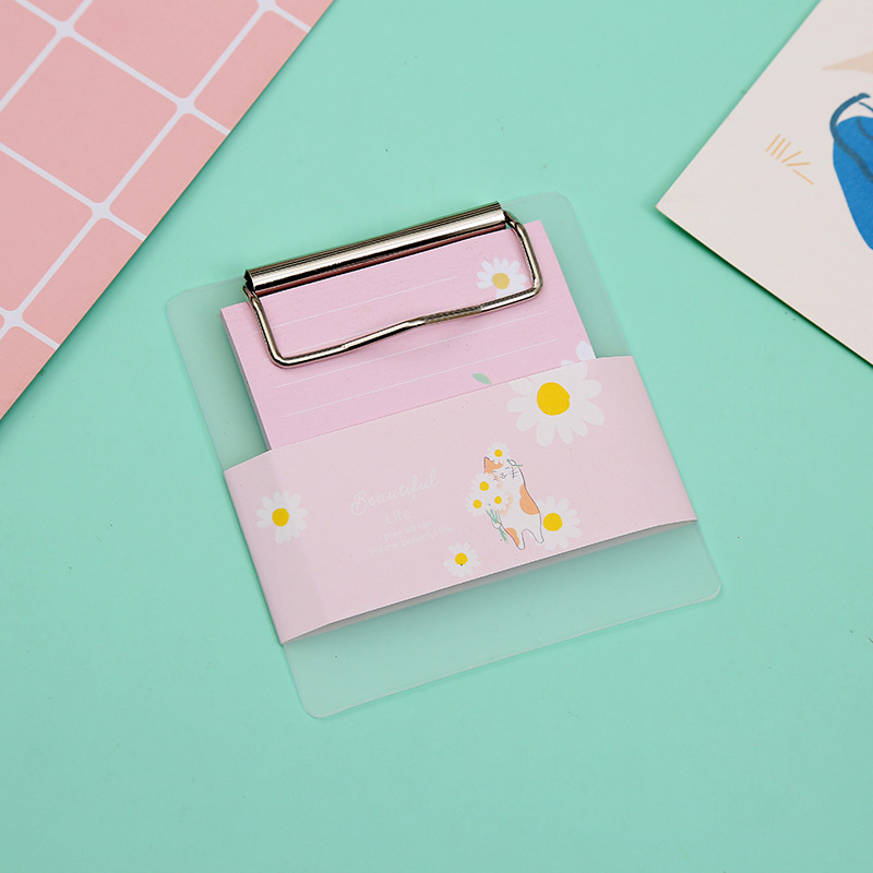 Sticky note paper, small Daisy board, clip-on sticky notes, cute cartoon sticky note book, simple student note-taking sticky note customization pic 6