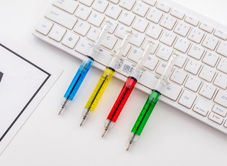 R Creative syringes, cylinders, children, students, ballpoint pens, student stationery, prizes, wholesale stationery manufacturer pic 3