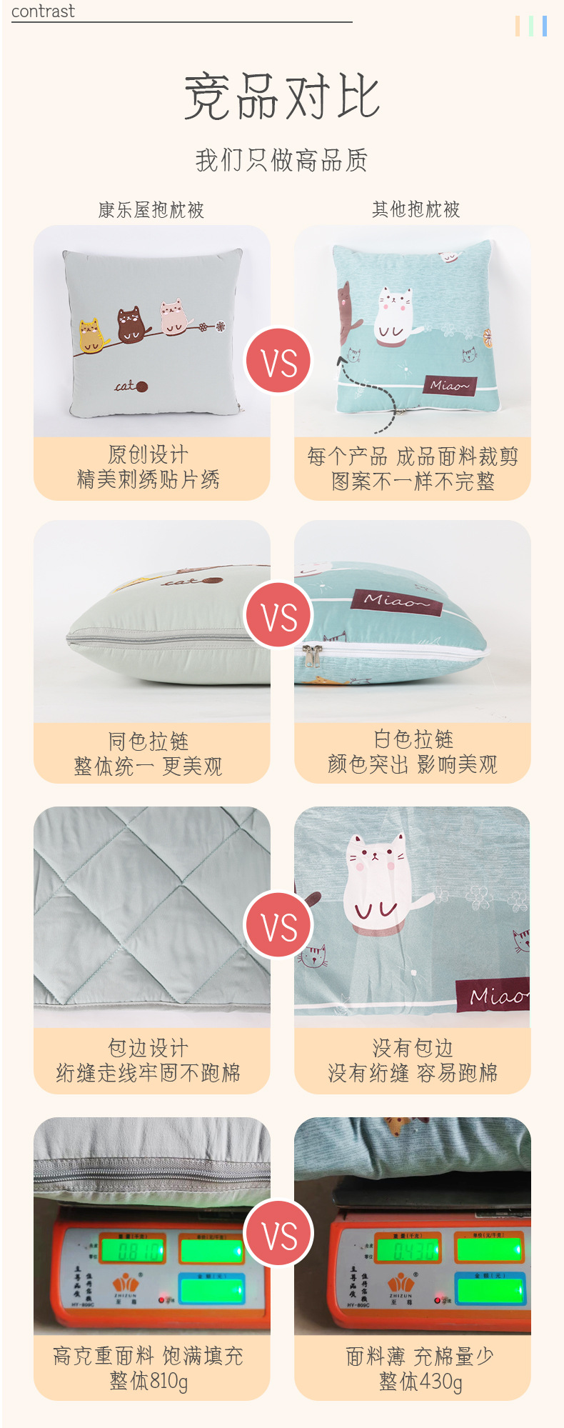 Multi-functional throw pillow, quilt, two-in-one, Kanglewu bear sofa, throw pillow, thick office throw blanket pic 3