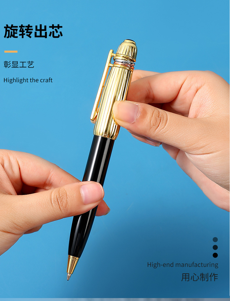 Metal ballpoint pens, business ballpoint pens, advertising gift pens, ballpoint pens, medium oil pens pic 5