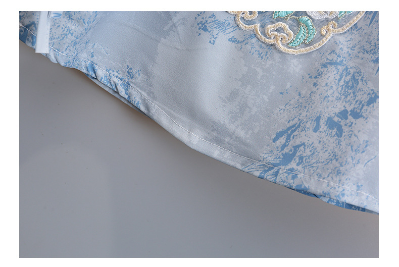 国潮汉服套装儿童国风夏装2025新款男女童六一演出服古装短袖两件套潮详情20