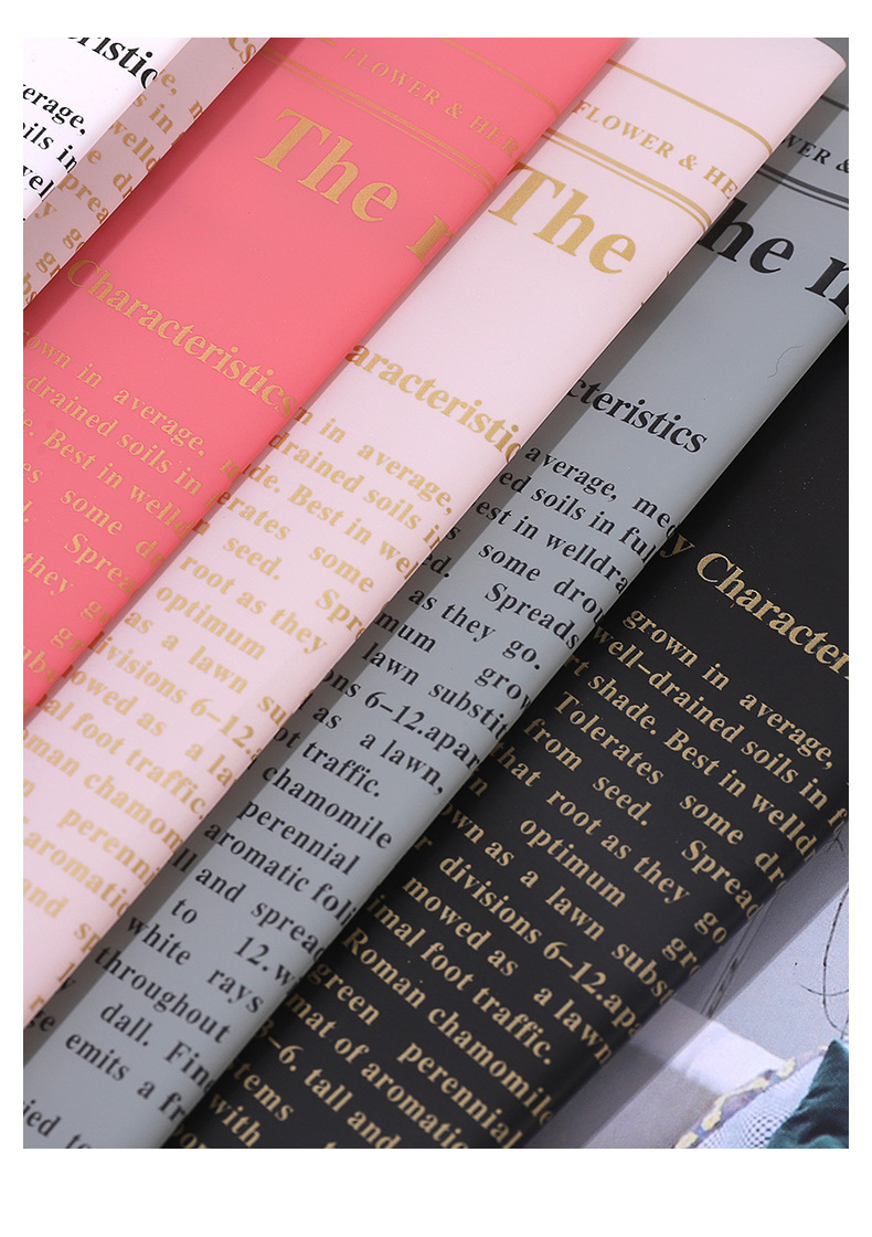 Herbaceous plant Nusa paper waterproof fresh flower wrapping paper, English bouquet wrapping paper, flower shop floral art packaging material pic 17