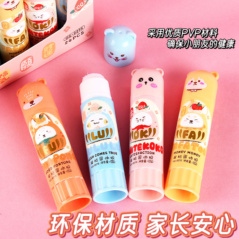 Tuqiang Solid Glue, high viscosity, solid glue sticks for primary school and children's handicraft classes, large glue sticks, puzzle glue pic 5