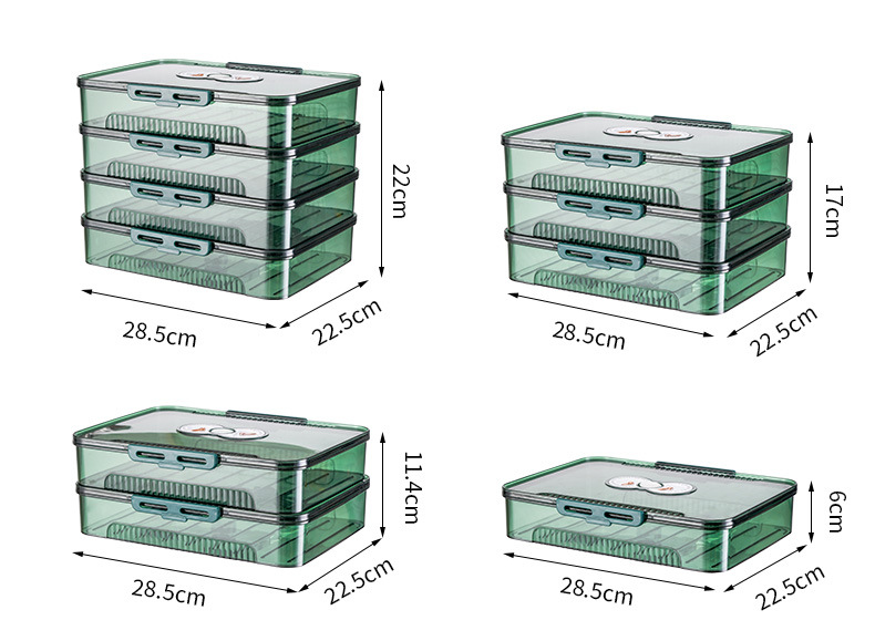 pet高透明饺子盒 计时保鲜盒透明食品塑料速冻食品馄饨水饺盒子0414详情14