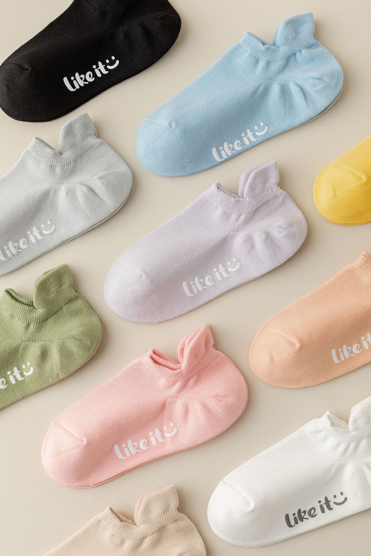 袜子女夏季船袜纯棉不掉跟隐形袜日系百搭可爱学院风浅口低帮短袜详情12