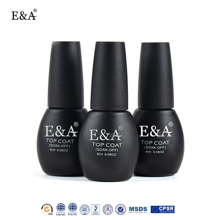 E&A Nail Polish Gel Nail Art qq Barbie Phototherapy Nail Polish Gel Brightening No-Rinse Sealing Layer Wholesale 8ml, exclusively for export pic 1