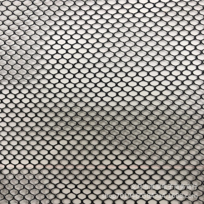 Factory direct sales of mesh fabric in stock and wholesale, warp knitted coarse mesh yarn bags, shoes, double-layer handbags, laundry bags pic 3