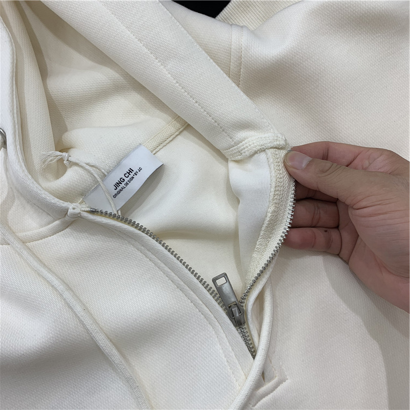 韩国货UUS高品质设计师款连帽卫衣男士2023秋装拉链长袖上衣23899详情10