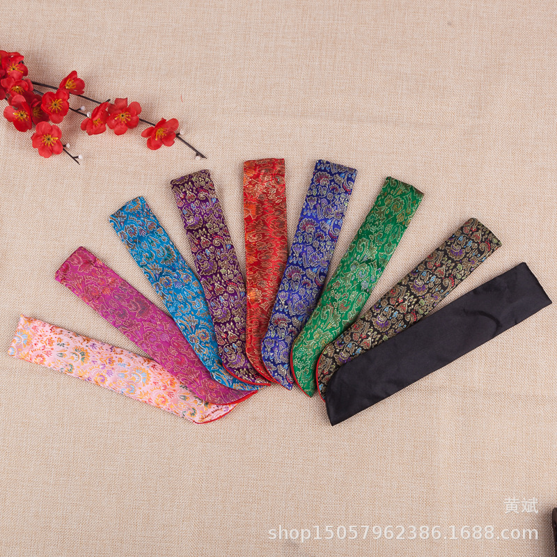 精品女扇扇套精美图腾扇袋古典扇子配饰厂家直销 礼品扇袋批发详情1