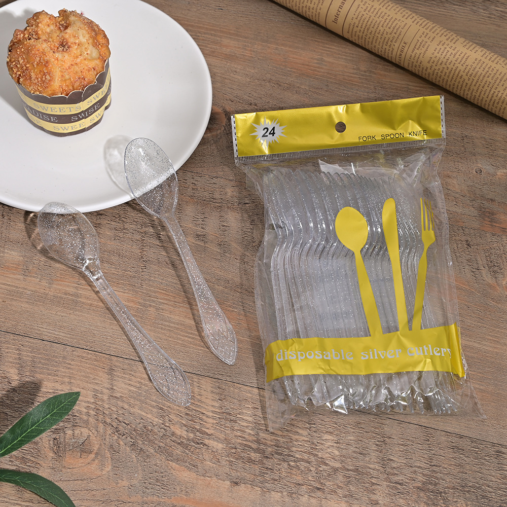 24 sets of multiple selectable spoon sets for cake shops, desserts, tableware and spoons, wholesale from the manufacturer pic 6