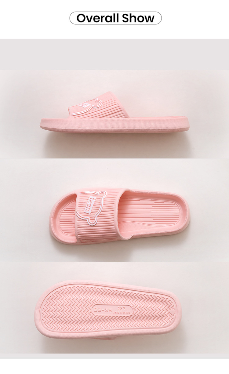 Wholesale of new Qidashun slippers for both men and women, indoor home use, cool slippers, and cute couple slippers for summer pic 19