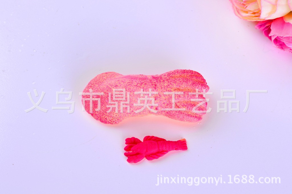 鼎浩 电商新款 膨胀玩具多彩龙虾 破壳龙虾 海洋生物动物 厂家供应详情18
