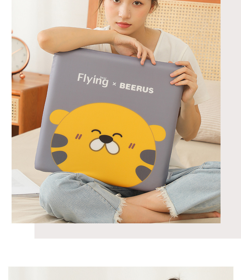 比鲁斯系列记忆棉汽车腰靠办公室背垫凉感丝滑记忆棉慢回弹坐垫详情9