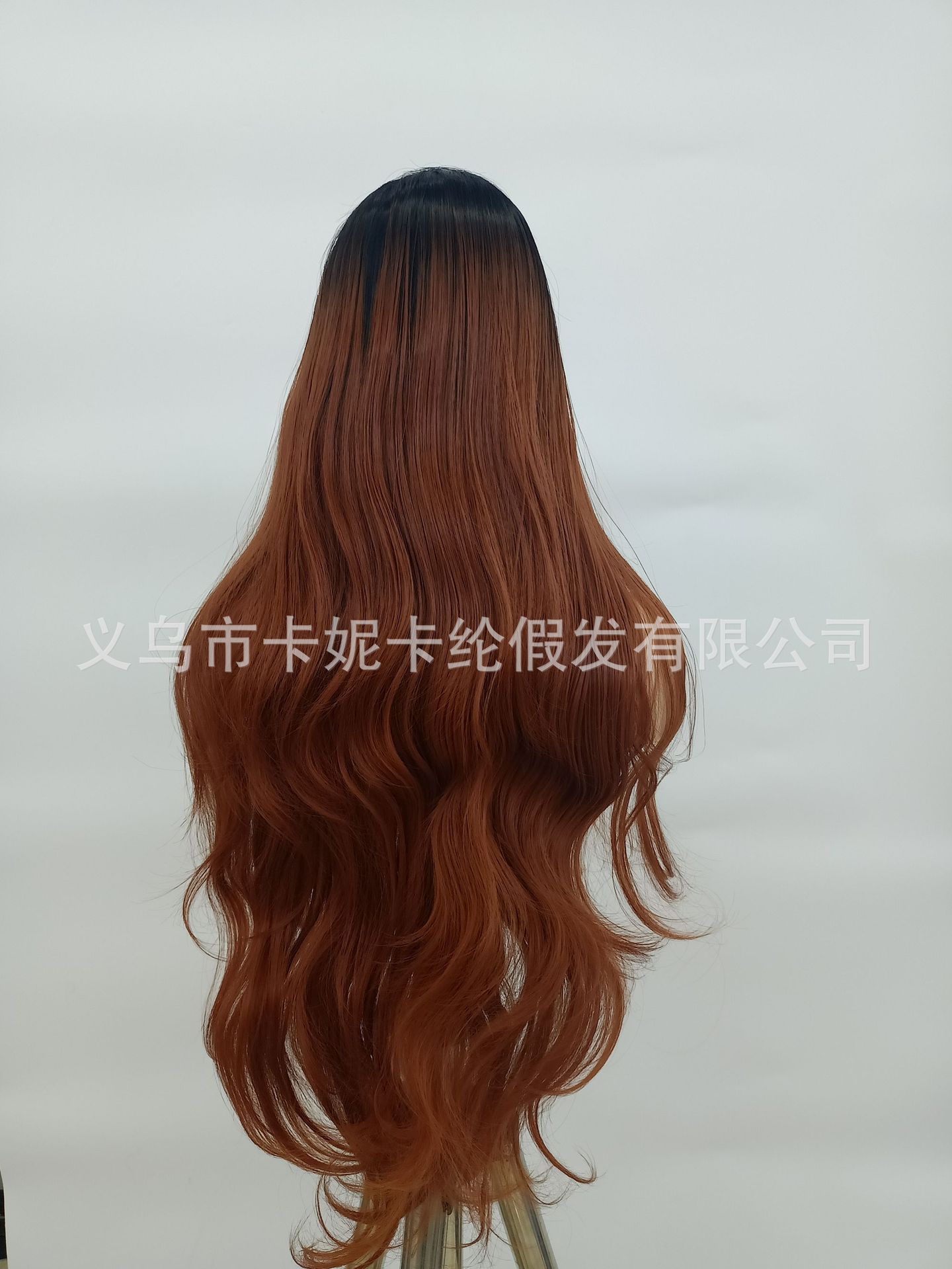 欧美新款黑色渐变深棕色360 lace wigs vendor前蕾丝头套 wigs详情17