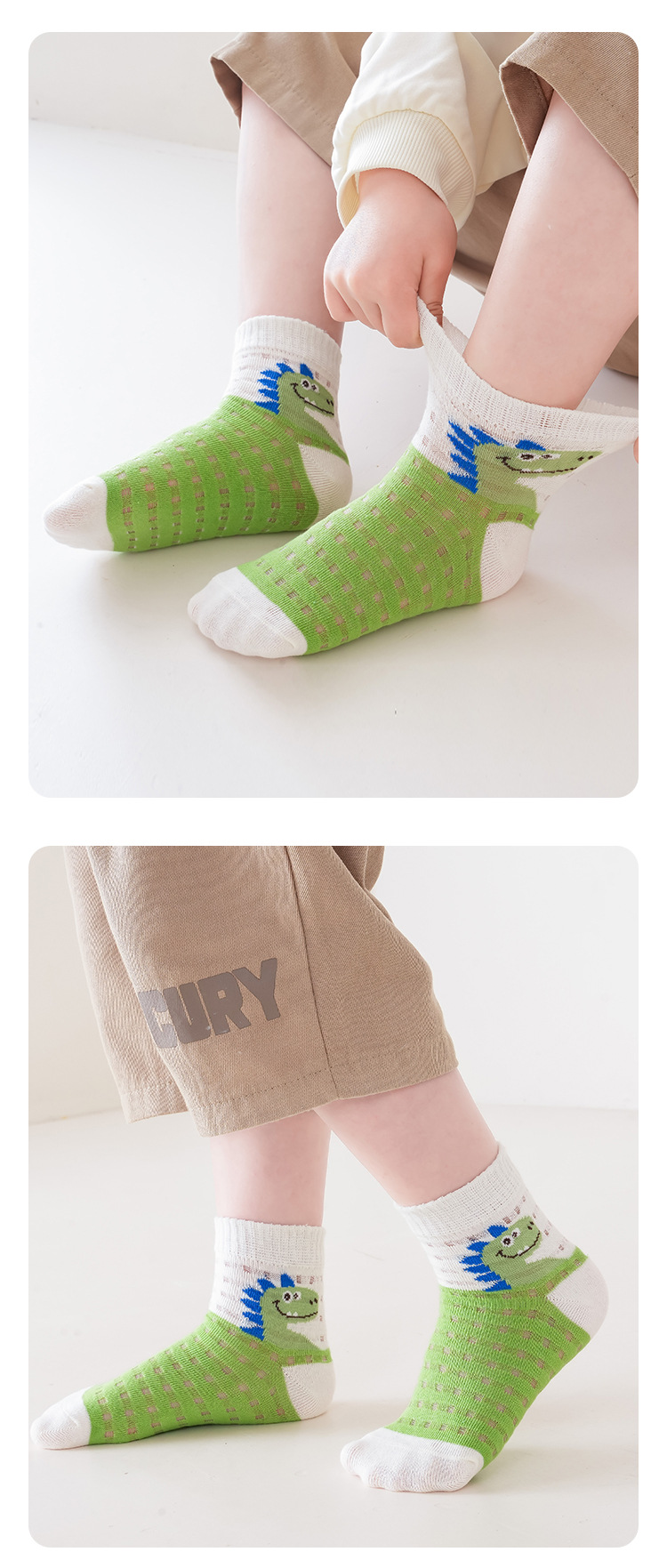 儿童袜子夏季卡通中筒袜网眼吸汗学生运动袜潮诸暨童袜夏天儿童袜详情19